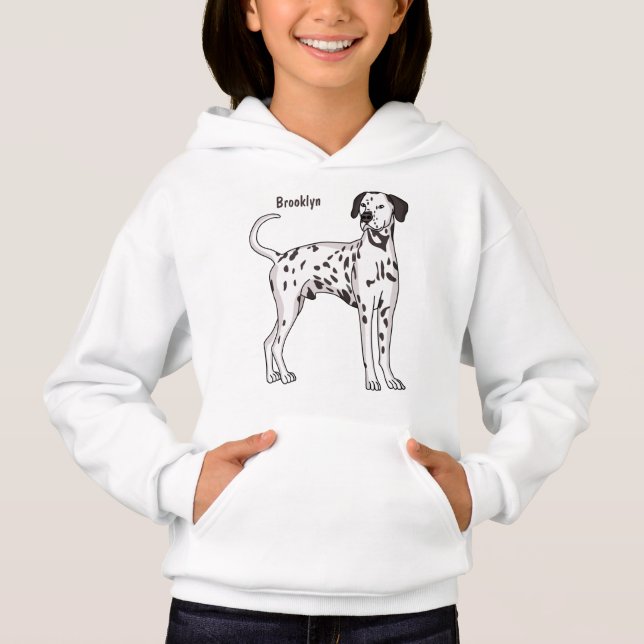 Dalmatian dog cartoon (Front)
