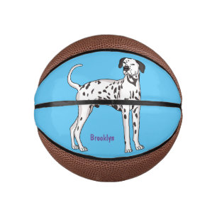 Dalmatian dog cartoon mini basketball