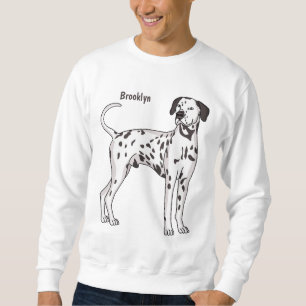 Dalmatian dog cartoon sweatshirt