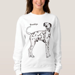 Dalmatian dog cartoon sweatshirt