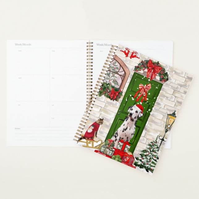 Dalmatian Dog Christmas  Planner (Display)