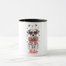 Dalmatian dog coffee mug valentines day 2026