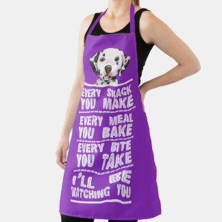 Dalmatian Dog Every Snack You Bake Apron