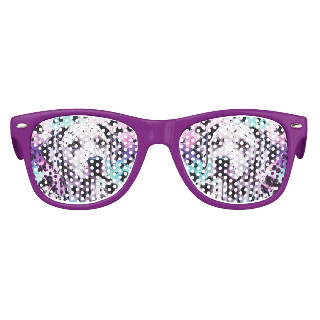 Dalmatian Dog Fun Birthday Party Decorative Kids Sunglasses (Front)