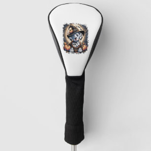 Dalmatian Dog Halloween Golf Head Cover
