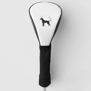 Dalmatian Dog – Halloween Moon Silhouette Classic Golf Head Cover