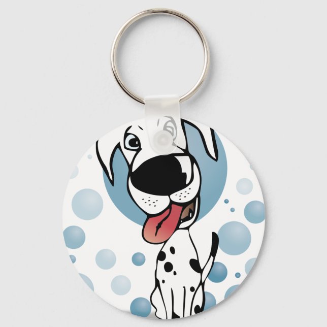 Dalmatian dog key ring (Front)