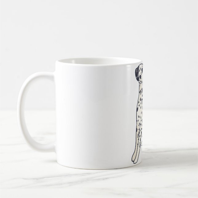 Dalmatian dog Magic Coffee Mug (Left)