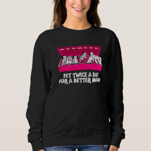 Dalmatian Dog Owner Happy Dog Cynologist Premium Sweatshirt