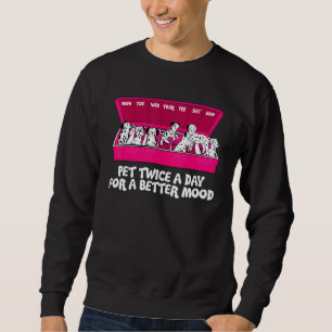 Dalmatian Dog Owner Happy Dog Cynologist Sweatshirt