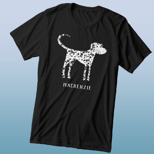 Dalmatian Dog Personalised Tri-Blend Shirt