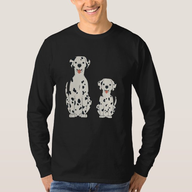 Dalmatian Dog Pet 10 T-Shirt (Front)