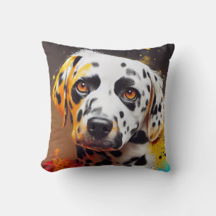 Dalmatian Dog Pet Cute Adorable Animal Companion Cushion