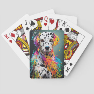 Dalmatian Dog Pet Cute Adorable Animal Companion Playing Cards