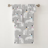 Dalmatian Dog Polka Dot Animal Watercolor Kids