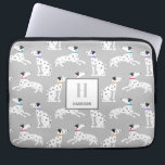 Dalmatian Dog Polka Dot Animal Watercolor Kids Laptop Sleeve<br><div class="desc">Dalmatian Dog Polka Dot Animal Watercolor Kids Pattern.</div>