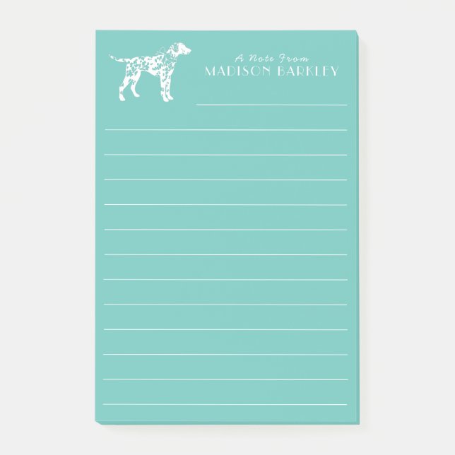 Dalmatian Dog Puppy Post-it Notes (Front)