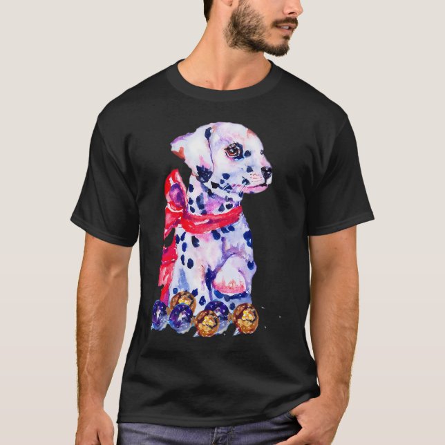 Dalmatian dog puppy T-Shirt (Front)