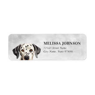 Dalmatian Dog Return Address Labels
