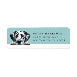 Dalmatian Dog Return Address Labels