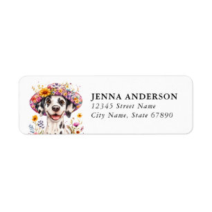 Dalmatian Dog Return Address Labels