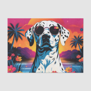 Dalmatian Dog Sunset Tissue Paper