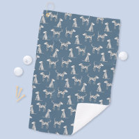 Dalmatian Dog Teal Green