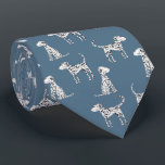 Dalmatian Dog Teal Green Tie<br><div class="desc">Cute spotted Dalmatian dog pattern on a teal green background. Original art by Nic Squirrell. Perfect for animal lovers and veterinarians.</div>