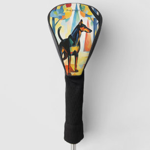 Dalmatian dog walking in the park 01 - Madeleine M Golf Head Cover