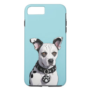 Dalmatian Dog with Black Spots and Collar Case-Mate iPhone Case