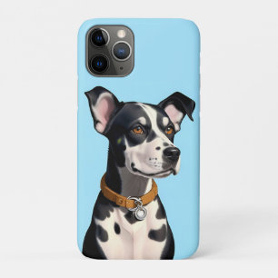 Dalmatian Dog with Black Spots and Collar Case-Mate iPhone Case