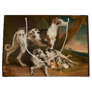 Dalmatian Dogs (by James Ward) Large Gift Bag