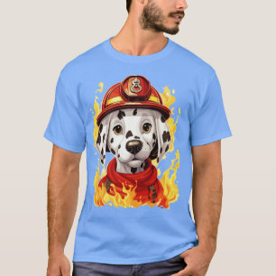 Dalmatian firefighter 1 T-Shirt