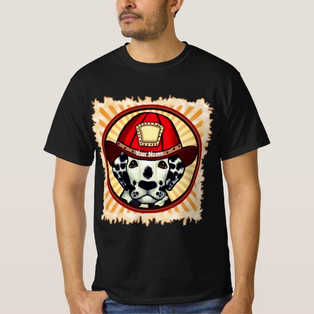 Dalmatian Firefighter T-Shirt (Front)