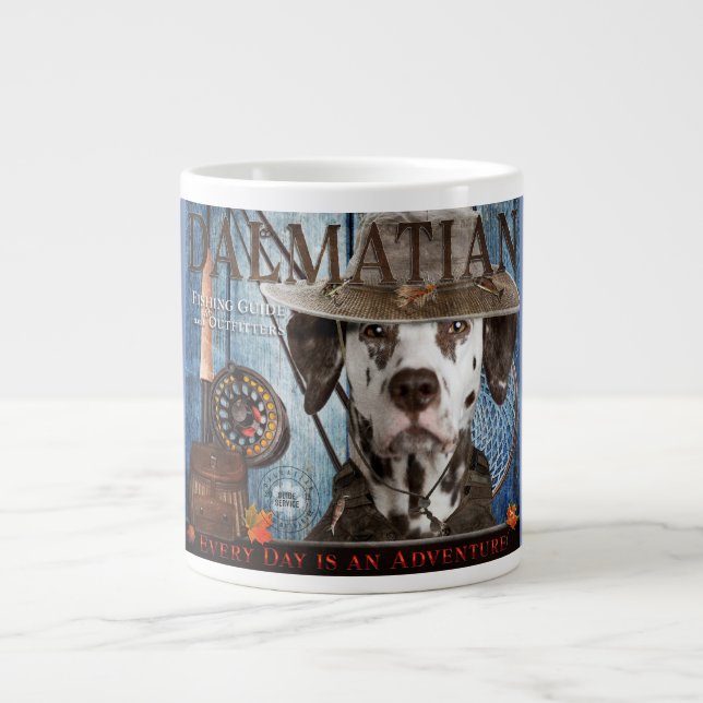 Dalmatian Fishing Guide Coffee Mug (Front)