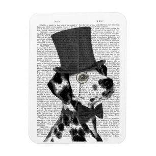 Dalmatian, Formal Hound and Hat Magnet