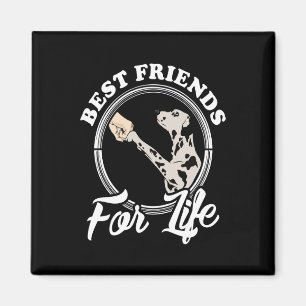 Dalmatian Gift Best Friends For Life Magnet