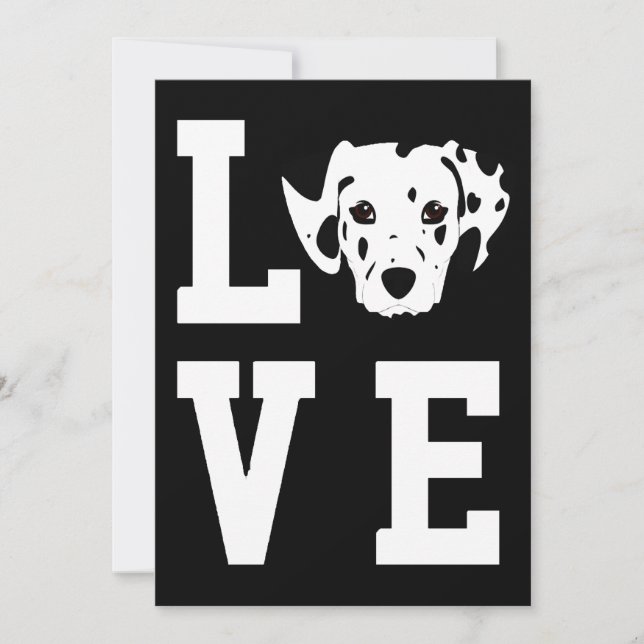 Dalmatian Gift | Dalmatian Lover Gift Thank You Card (Front)
