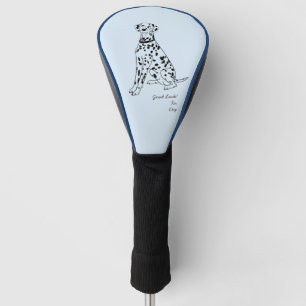 dalmatian golf head cover