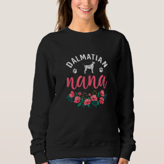 Dalmatian Grandma Dog  Womens Cute Dog  Christmas Sweatshirt