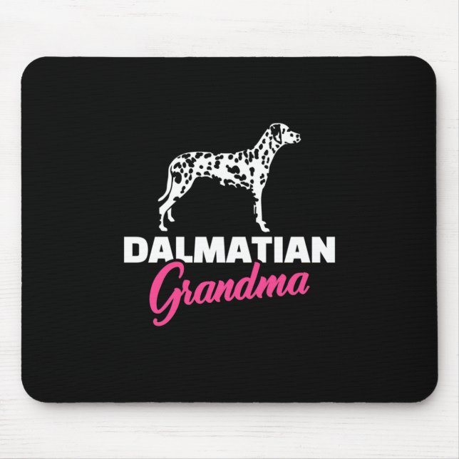 Dalmatian Grandma Mouse Pad (Front)