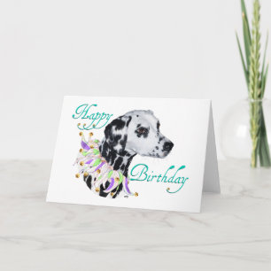 Dalmatian Happy Birthday Card