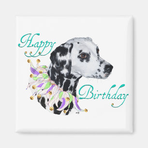 Dalmatian Happy Birthday Magnet