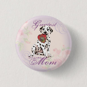 Dalmatian Heart Mum 3 Cm Round Badge