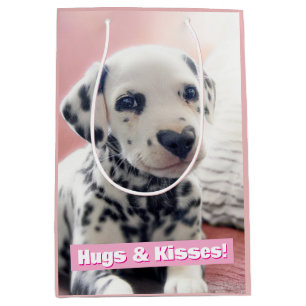 Dalmatian Heart Nose Medium Gift Bag