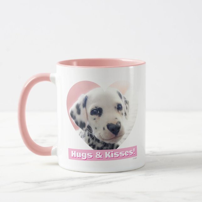 Dalmatian Heart Nose Mug (Left)