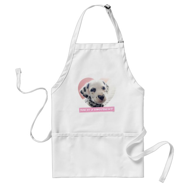 Dalmatian Heart Nose Standard Apron (Front)