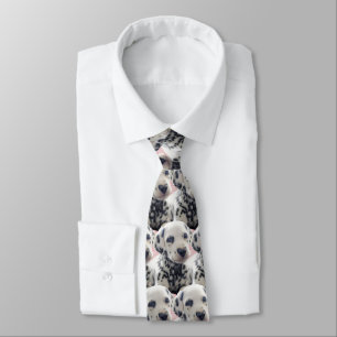 Dalmatian Heart Nose Tie