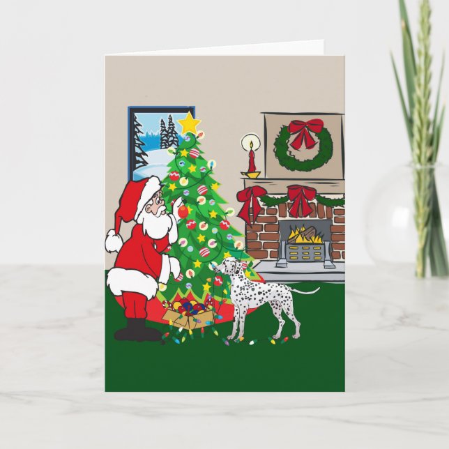 dalmatian holiday card (Front)