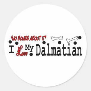 Dalmatian (I Love) Sticker